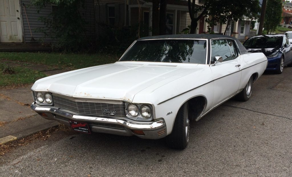 1970 chevy impala coupe ls4 454 front quarter shot