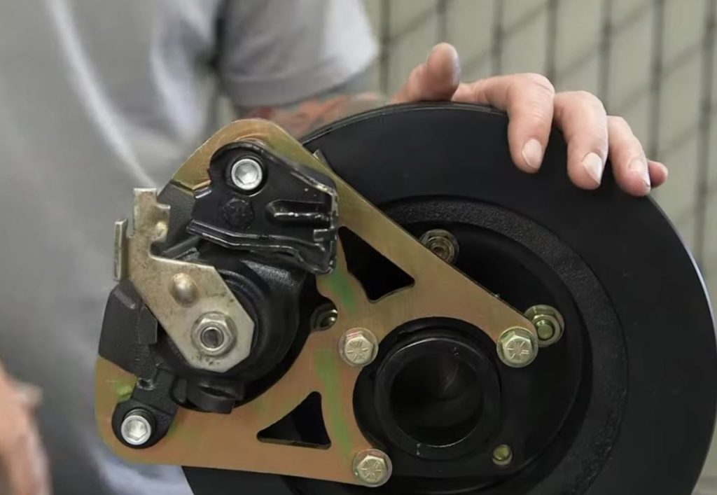 a Cadillac style rear Disc Brake Caliper wiht integrated parking brake
