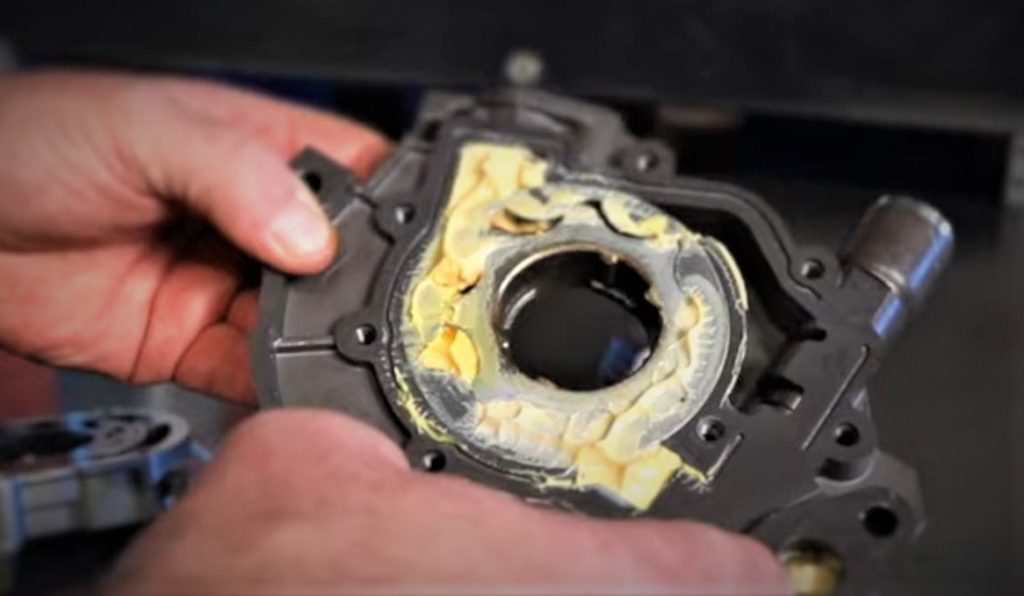 Oil Pump packed with axle white lithium grease