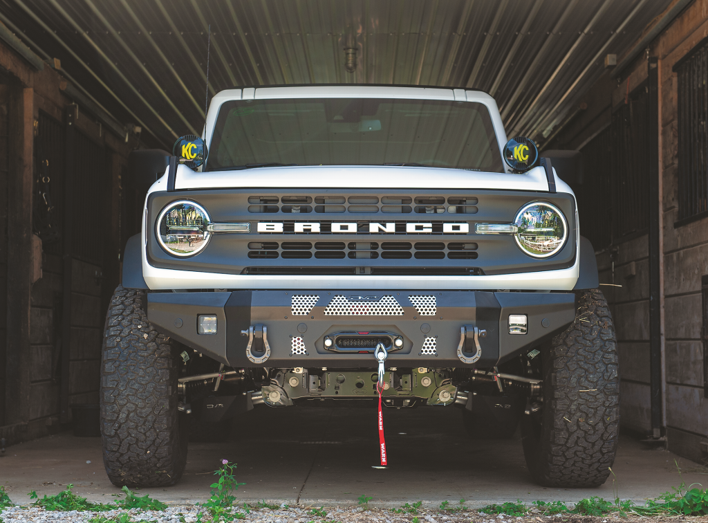 summit racing ford baja bronco project front grille shot