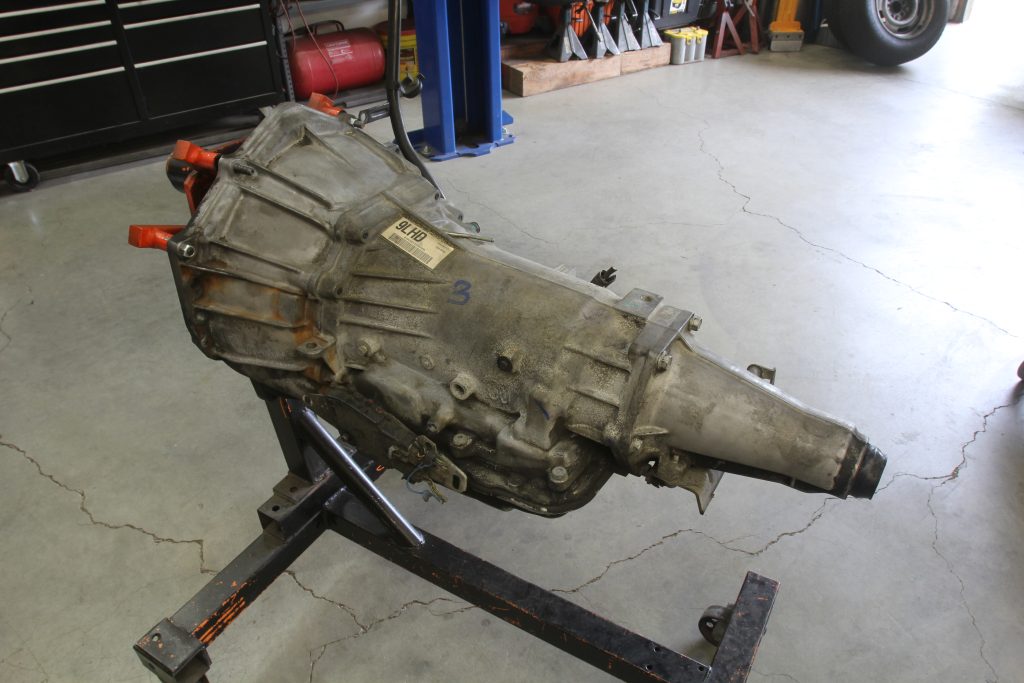 gm automatic transmission on stand