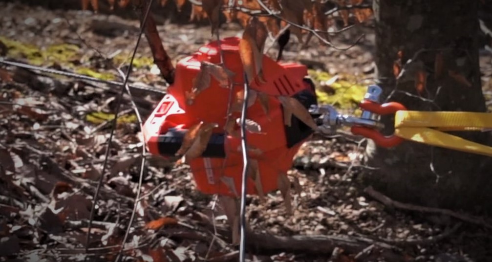 Mile Marker Rhino Pull Winch In Action