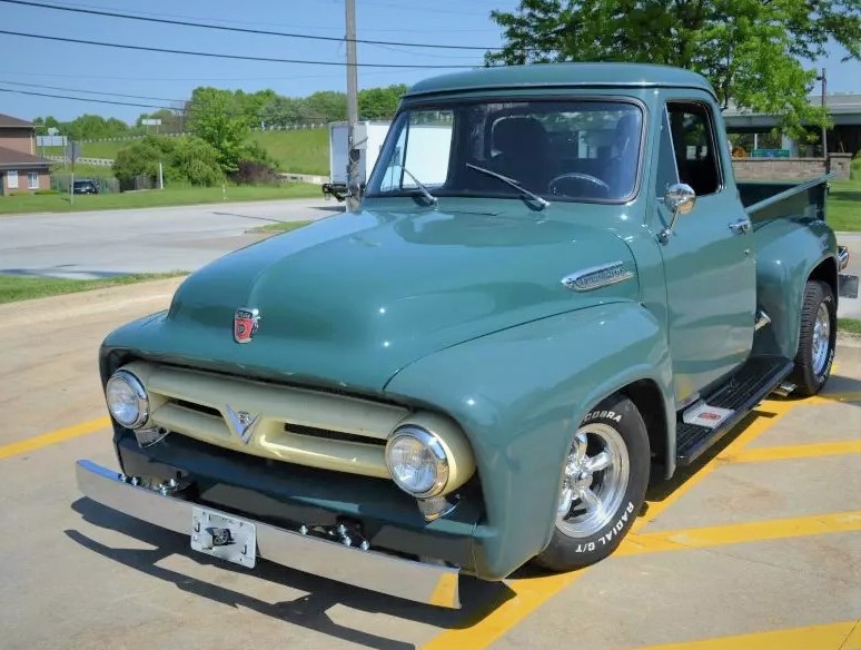 1953 Ford F-100 pickup truck at summit racing