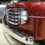 front grille of a vintage ford pickup truck