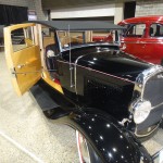 custom ford woody hot rod with suicide doors