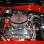 small block chevy v8 engine in a c3 corvette