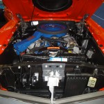 ford v8 engine in a Boss 429 mustang