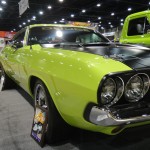 front quarter of a vintage dodge challenger
