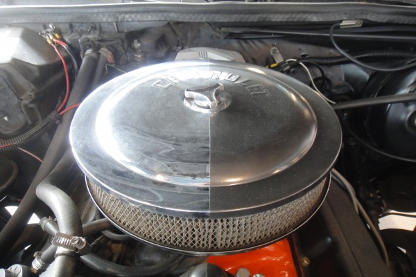 duplicolor custom el camino paint demo car, air cleaner