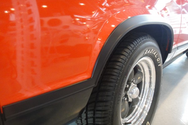duplicolor custom el camino paint demo car, rear quarter