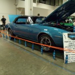 blue 1967 pontiac firebird convertible