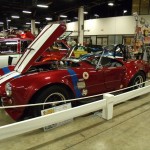 Shelby cobra coupe at indoor car show