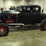 flathead powered ford five window highboy coupe