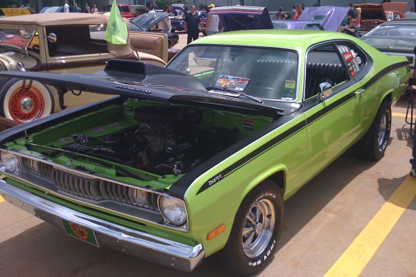 Green Plymouth Duster Custom Street Machine