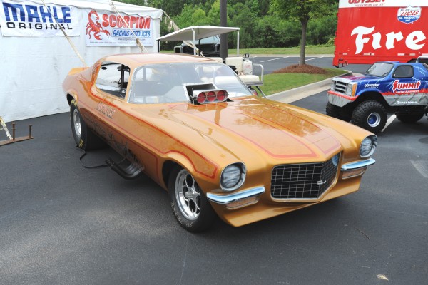 split bumper rs Chevy Camaro nostalgia funny car