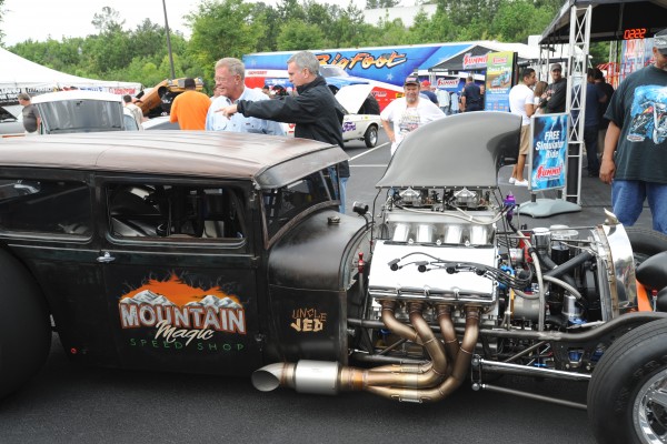 lowered hemi powered hot rod