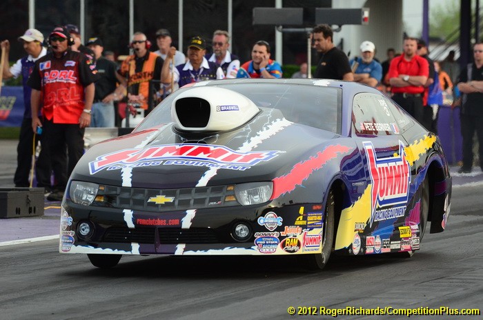 Pete Berner in nhra pro stock camaro