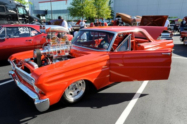 vintage ford falcon with supercharged v8 pro street