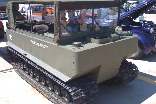 studebaker m29 weasel at car show