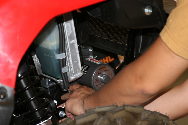 installing a winch in an atv