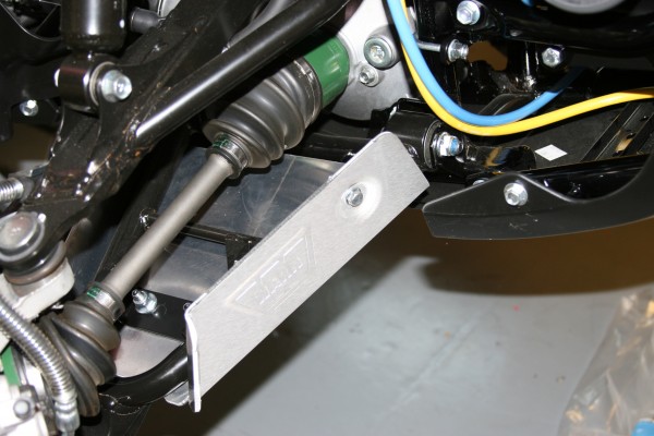 warn trail armor installed on an atv