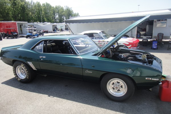 1969 chevy camaro 350 drag car