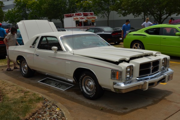 white Chrysler Cordoba coupe