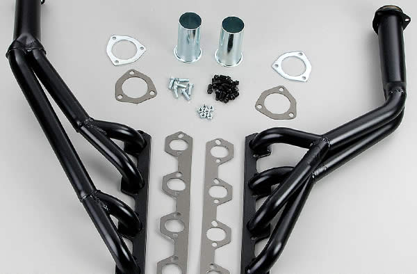 Tri-Y Headers resting on a table