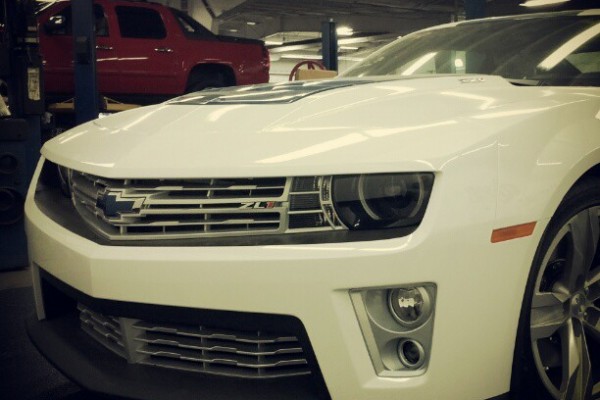 white chevy camaro zl1 headlights and grille