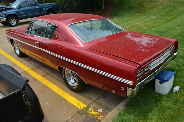 rear view of a plymouth satellite coupe