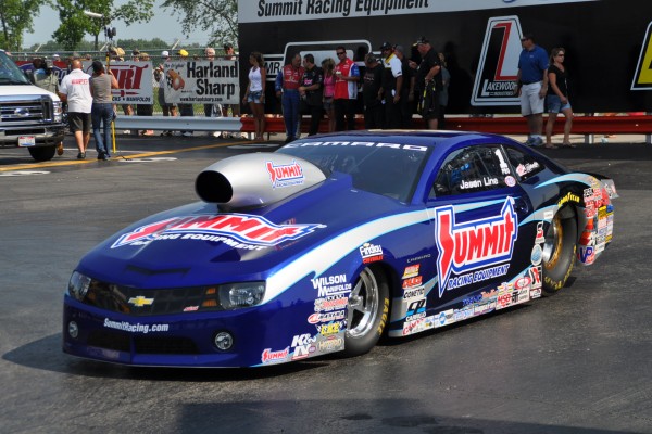 jason line's nhra pro stock camaro, 2012