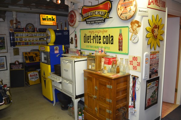 nostalgic vintage signs in collection
