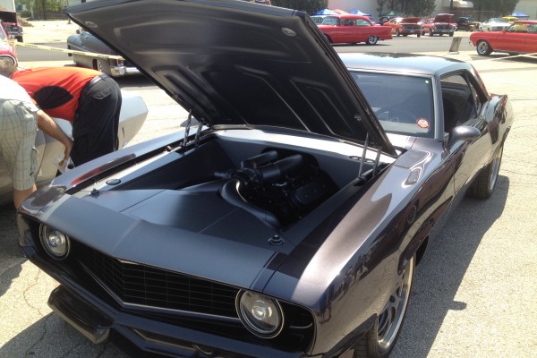 Custom Camaro show car at goodguys 2012