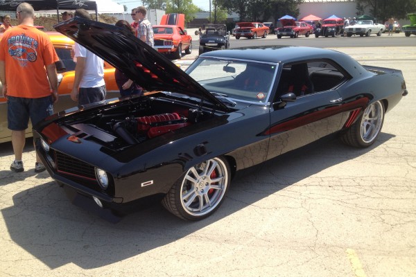 Black 1969 Camaro resto-mod
