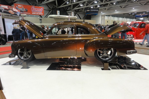 vintage custom postwar coupe show car