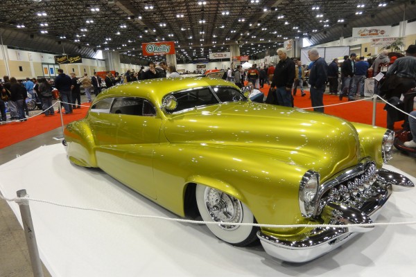 custom lead sled lowrider postwar coupe hot rod