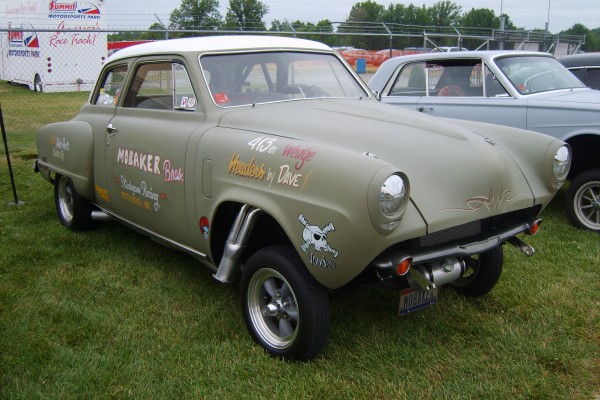 vintage studebaker straight axle gasser drag car