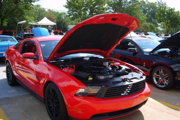 Red 2012 Ford Mustang GT
