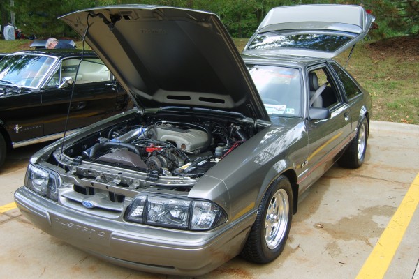 Gray 1989 Ford Mustang LX