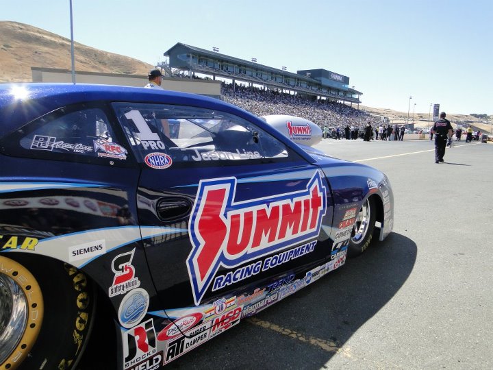 jason line's nhra pro stock camaro in sonoma