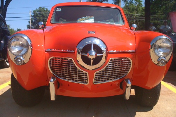 red bullet nose studebaker grille