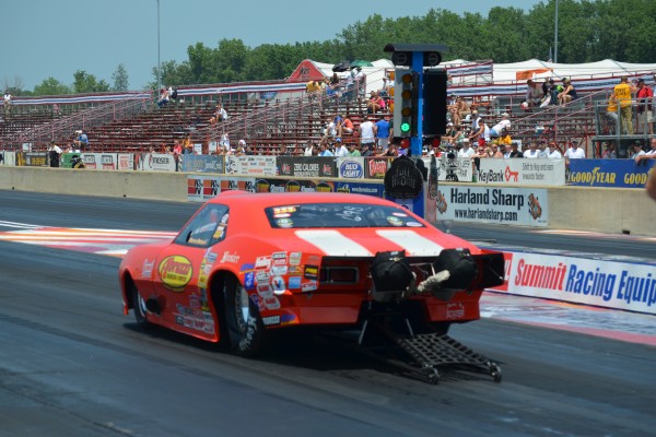 marco aburzzi sportsman camaro launching at track