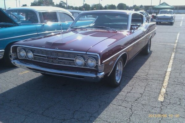 Burgundy Ford Torino