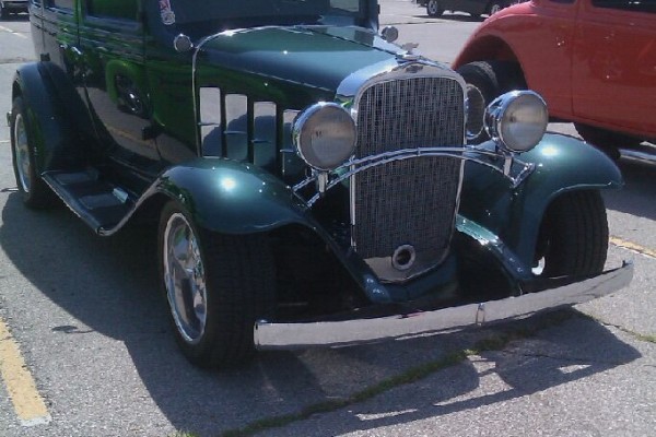 prewar Green classic Chevy