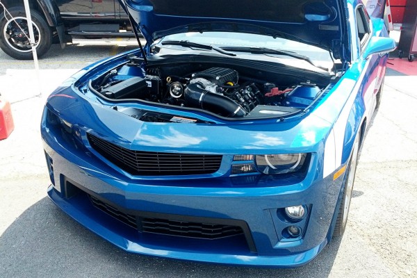 Camaro5 Fest, Blue Camaro Engine Shot