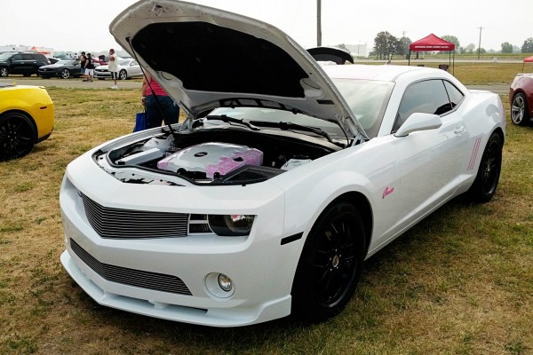Camaro5 Fest, White Camaro Engine Shot