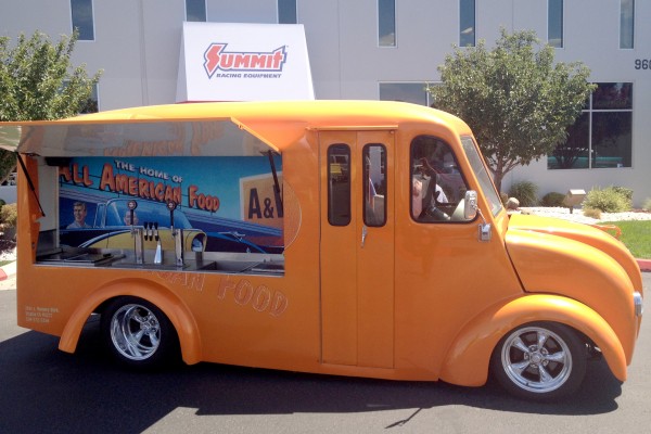 Classic A&W divco truck