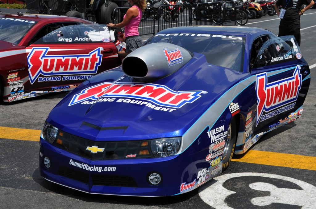 Jason Line's NHRA Pro Stock Camaro