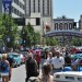 reno main street sign during hot august nights crowd thumbnail