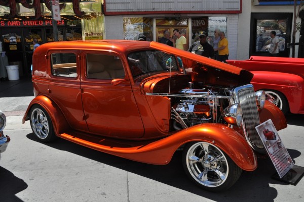 vintage hot rod sedan